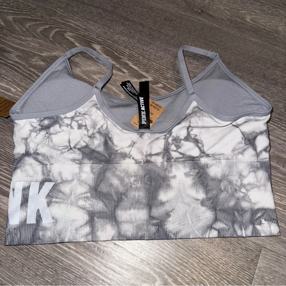 Set of 2 PINK Active Sports Bra - Size Medium - Picture 6 of 6